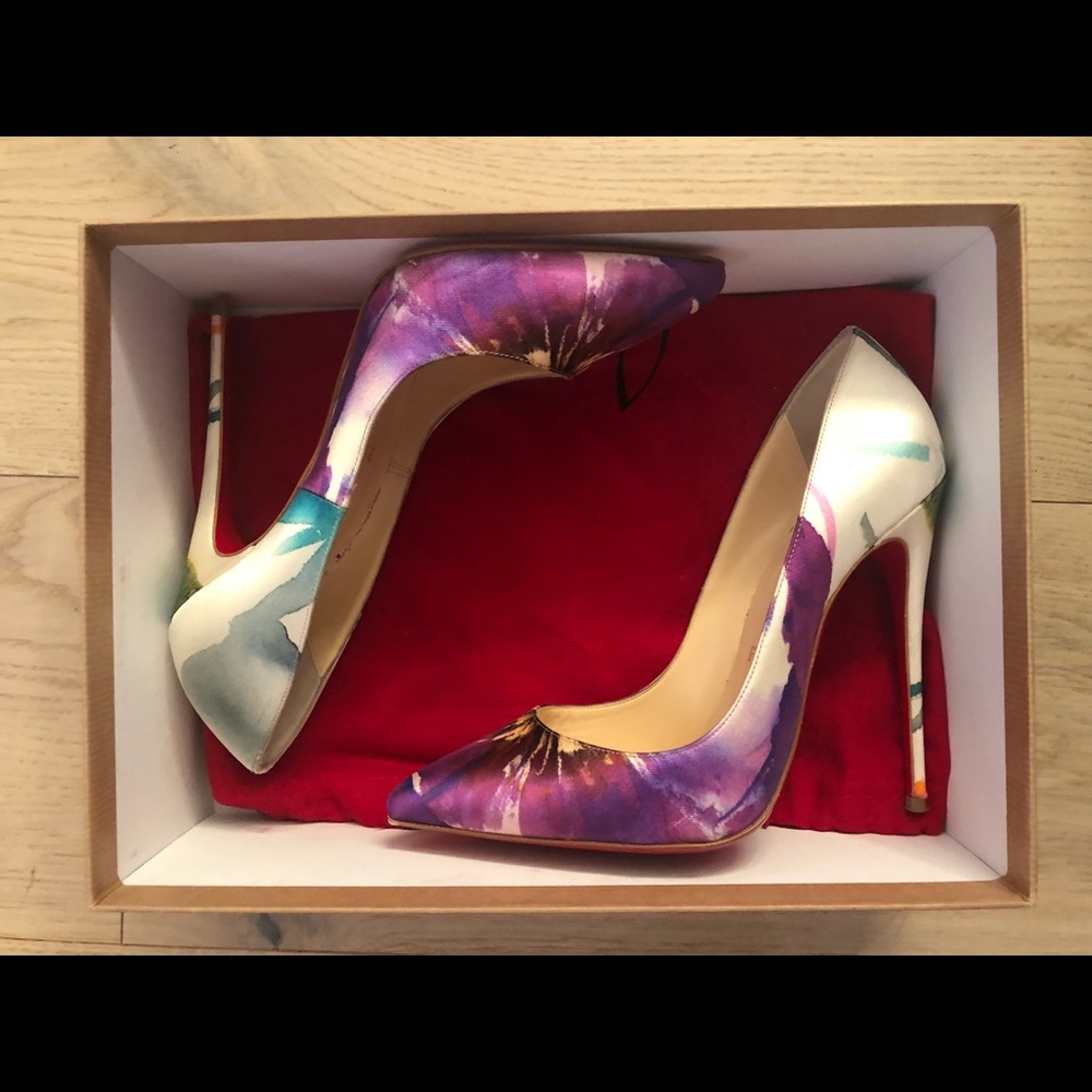 Christian Louboutin Pigalle Follies 120 Maxi Fiori